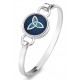 ENAMEL BANGLE CELTIC TRISKELE